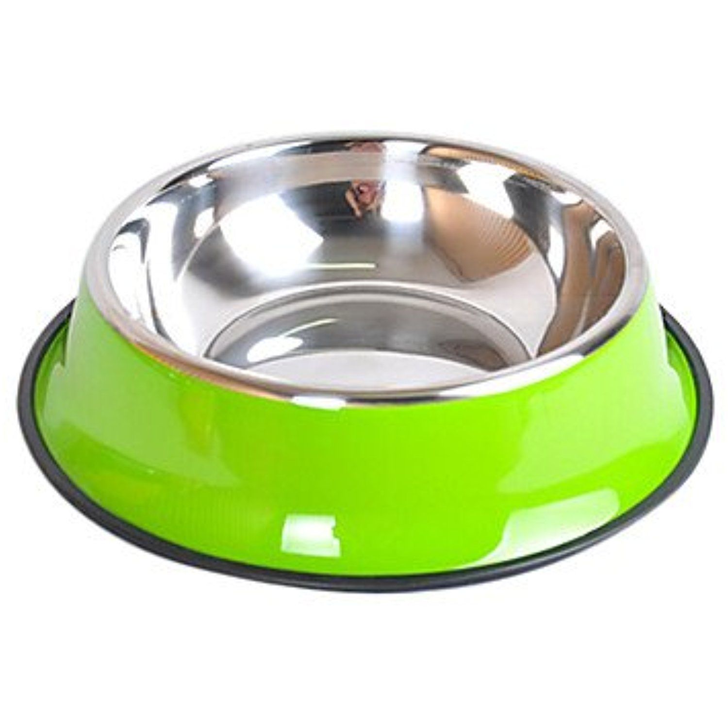 PLATO ANTIDESLIZANTE DE ACERO INOXIDABLE TAMAÑO XL -MASCOTAS GRANDES