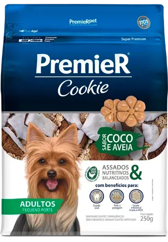 Galletas PremieR - Perros Adultos  Raza Pequeña/  Coco y Avena  250g